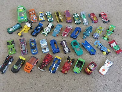 £19.46 • Buy Mixed Lot Of 39 Diecast Race / Hot Rod Cars - Maisto Hot Wheels Matchbox Etc