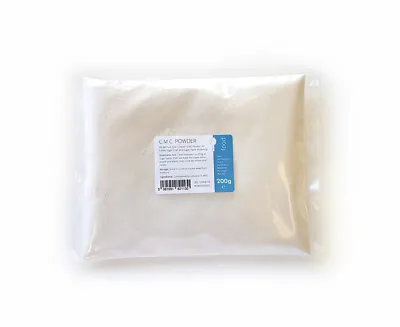 Pure CMC Powder 200g Tylo Tylose Gum Tragacanth Sub Cake Edible Glue Sugarpaste • £7.88