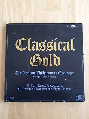 Classic Gold The London Philharmonic Orchestra Vinyl Four Record Collection • £5.99