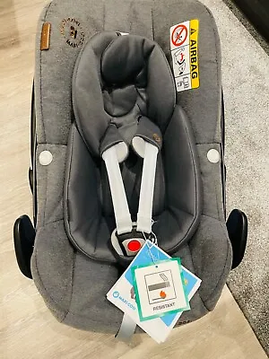 BRAND NEW UNUSED Maxi Cosi Pebble Pro Baby Car Seat Gr 0 Luxe Grey Twill New! • £99