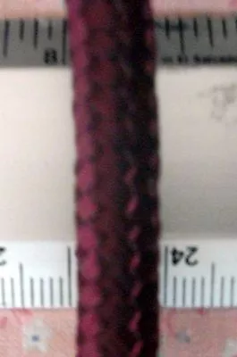 3/8  BURGUNDY Solid COLOR DECORATIVE CORD Rope Without Lip UPHOLSTERY By YARD  • $0.99