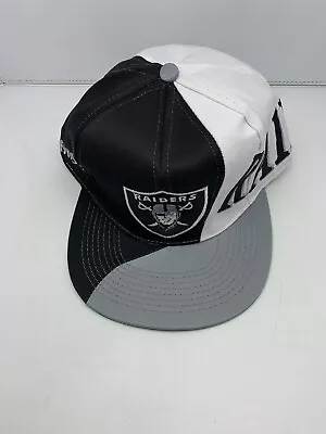 Vintage NFL Los Angeles Raiders Baseball Hat One Size Replica Master Copy NEW109 • $39.99