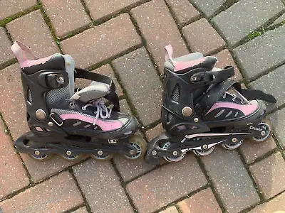 Cougar Inline Roller Skates Adjustable  Approximately Child Size 9.5 To 12.5 • £1.79