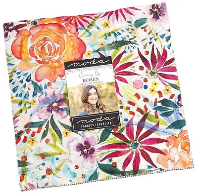 Coming Up Roses Moda Layer Cake 42 100% Cotton 10  Precut Quilt Squares • $47.99