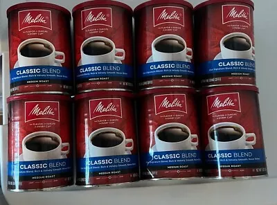 (8) Melitta Coffee Medium Classic Blend &  11oz Ea BB 03/25 Free Shipping • $39.99