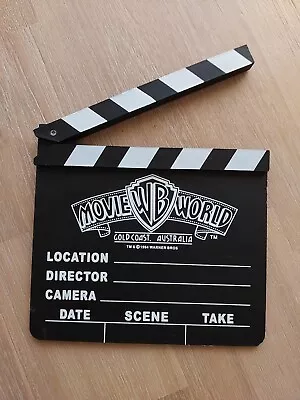 Movie World Clapper Board 1994 Warner Bros Movieworld • $24.99