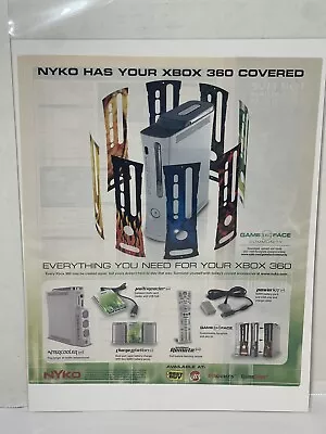 2006 NYKO Xbox 360 Faceplate Vintage Print Ad/Poster Console Accessories Promo • $14.99