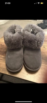 £42 • Buy New Size 6 EMU Ankle Boots Grey 