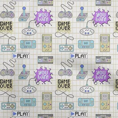 OneOone Cotton Flex Beige Fabric Game Video Game Craft Projects-QzE • $8.34