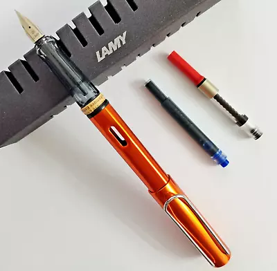 LAMY Al Star Fountain Pen Orange Extra Fine Special Edition In Box #R9725 • $0.99