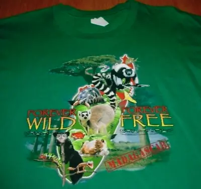 Madagascar Rainforest Green T-Shirt Men's  Large Forever Wild Forever Free • $12