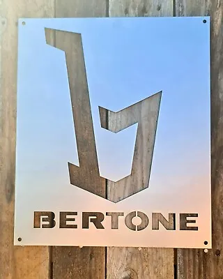 BERTONE Metal Sign -UK Made -Garage Sign- CAR- Man Cave 40CM • £35