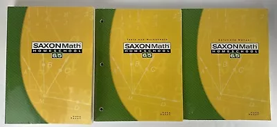 Saxon Math Homeschool 6/5 Student Workbook Textbook & Solutions Manual • $125