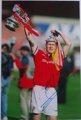 Jaap Stam Manchester United Autographed A4 Photograph. • £39.99