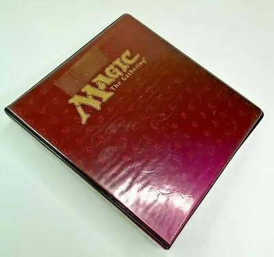 Ultra Pro 3 Ring Binder - MTG Branded - Rembrandt - Fair Condition Maroon • $60