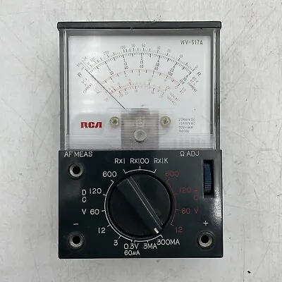RCA Solid State Master VoltOhmyst Meter WV-517A MW4E2 • $30