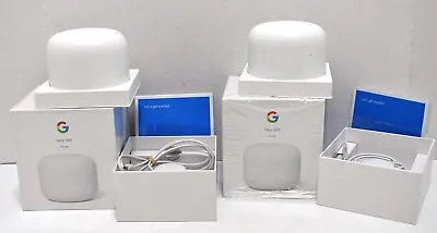 Lot Of 2 Google Nest Wifi Mesh Router - GA00595 (H2D) • $58.06