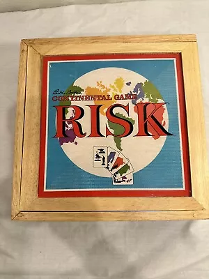 Risk Nostalgia Game Series Bookshelf 2003 Hasbro WOODEN Pieces In Wood Box • $17.99