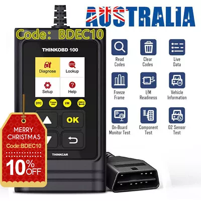 ThinkOBD 100 Car Auto OBD2 Diagnostic Scanner Fault Code Reader Engine Scan Tool • $32.99