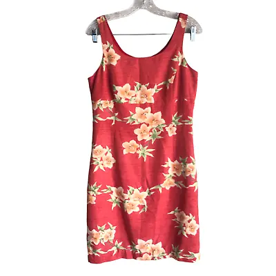 Vintage Tommy Bahama Women's 100% Silk Sun Dress Size 10 Floral Lined Hawaiian • £96.59