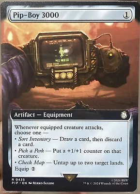 MTG Pip-Boy 3000 Fallout 0435  Borderless • $18