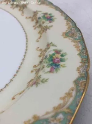 Noritake White Floral Dovier Oval China Porcelain Designer Serving Plate • $5.99