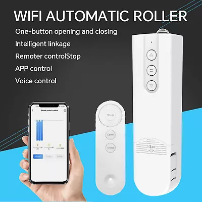 Smart Drawbead Shutter Curtain Motor Blinds Motor W/ Tuya APP Control Bluetooth • $53.39