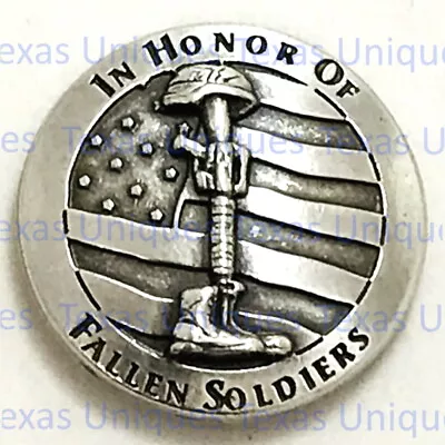 Military Concho In Honor Of Fallen Soldiers Con963-b-fs-sp • $5.55