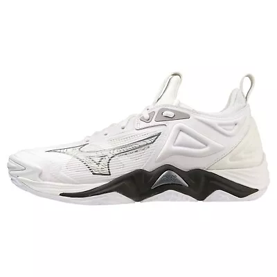 Mizuno Volleyball Shoes WAVE MOMENTUM 3 White/Gray/Black V1GA2312 51 (US 10-12) • $138