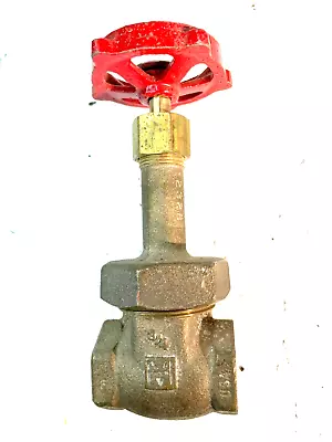 MILWAUKEE 1151 Bronze Gate Valve 3/4  Class 150 SWP / 300 WOG Threaded NPT End • $26.94