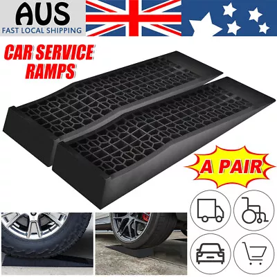 5 Ton Low Profile Car Service Ramps Rise Antiskid PP Non-skid Heavy Duty Loading • $54.85