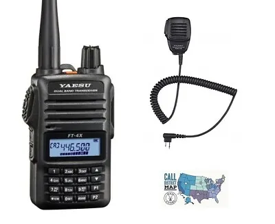 Yaesu FT-4XR Dual Band VHF/UHF HT Transceiver With SSM-17B Compact Speaker Mic • $157.29