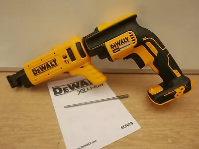 DeWalt DCF620 18V XR Drywall Screwdriver + DCF6201 Collated Attachment • £169.89