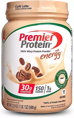 Powder Cafe Latte 30G Protein 1G Sugar 100% Whey Protein Keto Friendly No  • $36