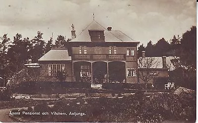 Sweden Asljunga Åsljunga Åsens Pensionat Och Vilohem 1930 Cover Mailed Postcard • $1.99