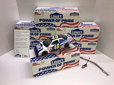  Jimmie Johnson 2002 #48 Lowes Employee Special Power Of Pride 1/24 Rookie Nib • $14.99