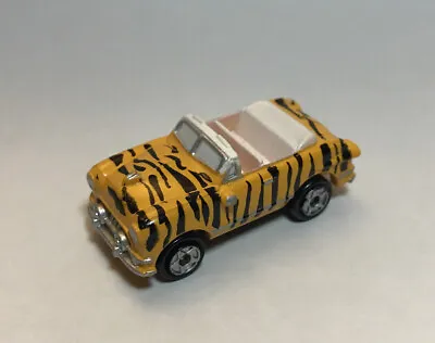 Vintage Galoob Micro Machines FORD '51 VICTORIA Orange Black Tiger Stripes • £2