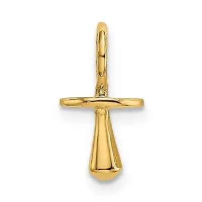 14K Gold Polished 3D Pacifier Charm 0.3 X 0.7 In • $105.45