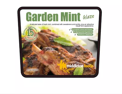 Middleton Foods Garden Mint Flavour Meat Glaze 1kg Catering Pouch • £13.49