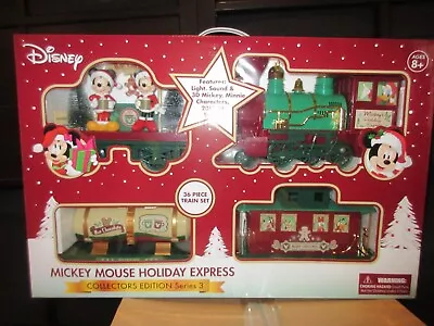 Disney Mickey Mouse Holiday Express Christmas Train Set 36 Piece Series 3 NEW • $69.99