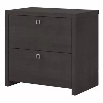 Kathy Ireland File Cabinet Lateral Decorative Engineered Wood Charcoal Maple • $444.99