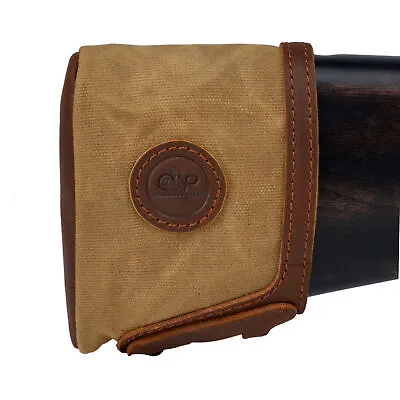 Canvas Leather Recoil Pad Extendable Stock Shotguns Rifles Slip On Buttstock • £22.22