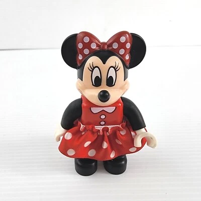 Lego Duplo Disney Minnie Mouse Black Red Polka Dot Dress Mini Figure • $14.95