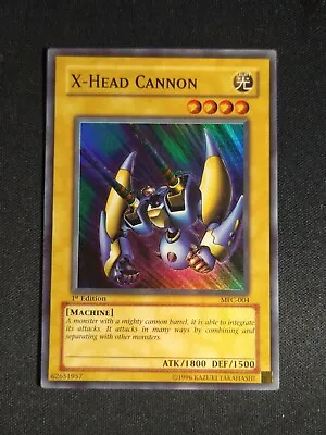 Yu-Gi-Oh! - X-Head Cannon MFC-004 1st Edition Super Rare HP/Crease • $6.50