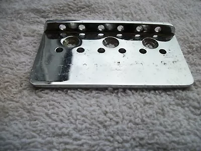 Vintage Strat Chrome Hard Tailpiece Plate • $14.99