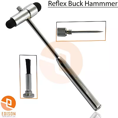 Medical Buck Reflex HammerNeurologicalDiagnosticWith Brush/pin T-Shape  • $9.97