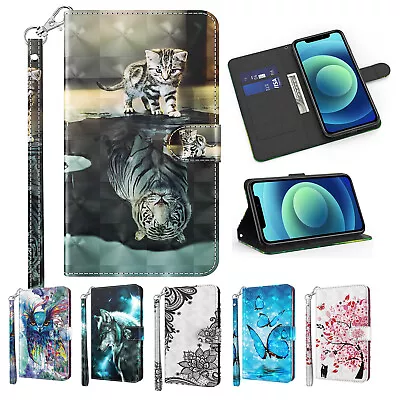 For Huawei P Smart Enjoy 7S Y6 Y5 Lite Y5 2018 Patterned Case Wallet Flip Cover  • $13.19