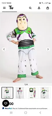 £9.99 • Buy Buzz Lightyear Costume Outfit Suit Age 9 - 10 Years Tu Toy Story Disney Pixar