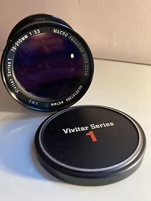 Vivitar 70-210mm F/2.8-4 Series 1 Macro Manual Focus Lens For Canon FD W/FILTER! • $55