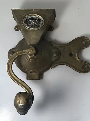 Antique 19th Century Carringtons Patent Coffee Mill / Grinder Wall Mount • $89.99